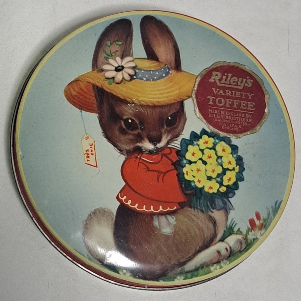 Riley Brothers vintage toffee tin